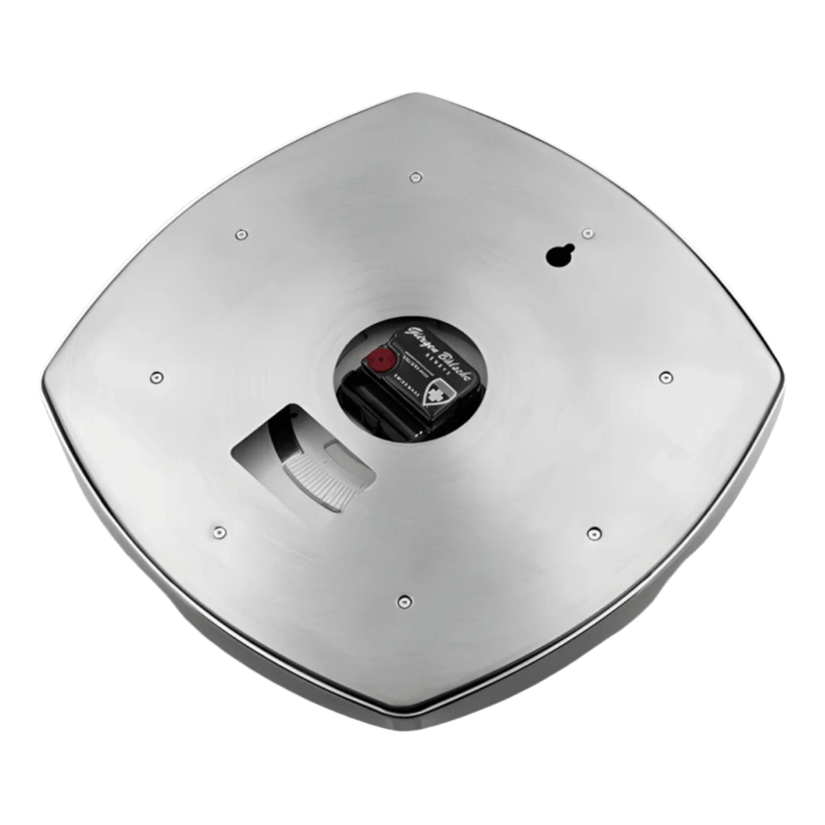 パネライ スタイル 高級壁掛け時計 - シルバー・ブラック&オレンジ - Primeclocks