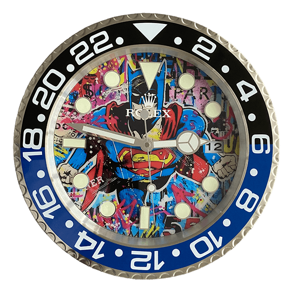 GMTマスターIIスタイル壁時計｜ポップアートエディション