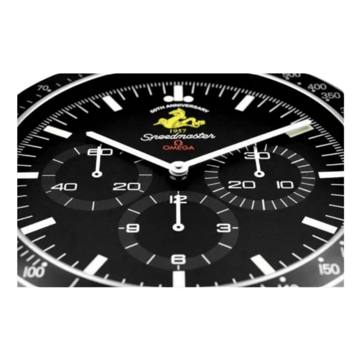 オメガ スピードマスター スタイル 高級壁掛け時計 - 50周年記念モデル - Primeclocks