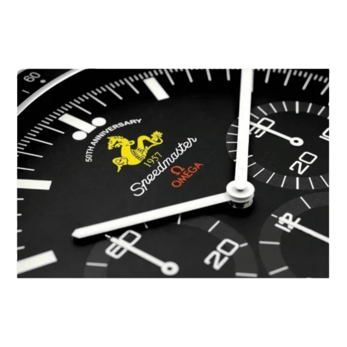 オメガ スピードマスター スタイル 高級壁掛け時計 - 50周年記念モデル - Primeclocks