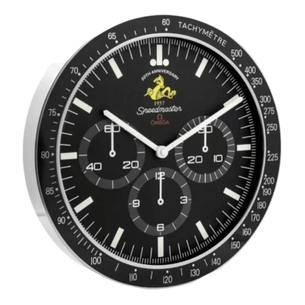 オメガ スピードマスター スタイル 高級壁掛け時計 - 50周年記念モデル - Primeclocks
