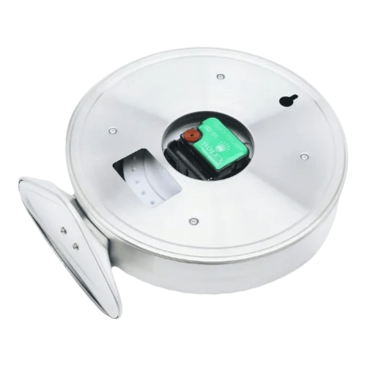 GMTマスタースタイル デスククロック ブラック＆レッド - Primeclocks