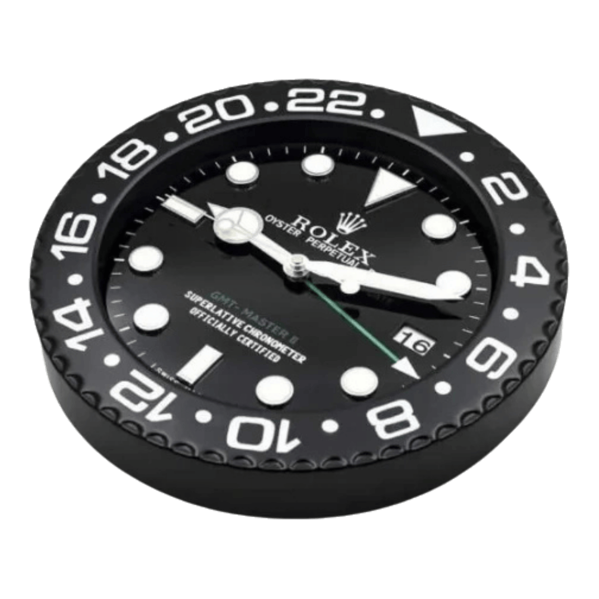 GMTマスターIIスタイル 高級壁掛け時計 - ブラック - Primeclocks