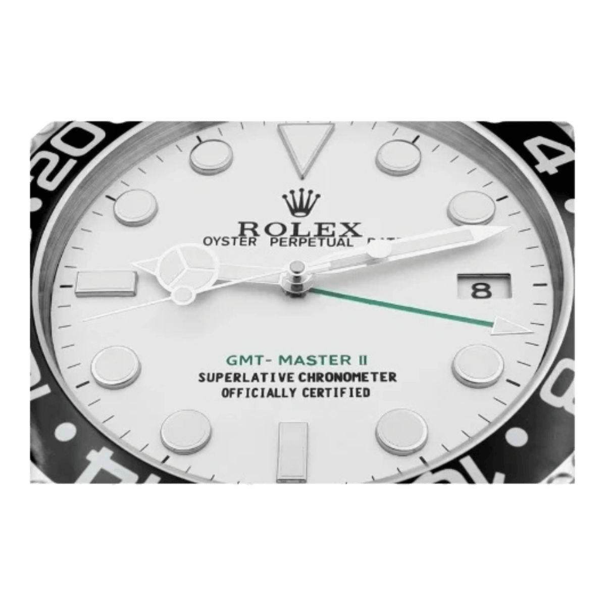 GMTマスターIIスタイル 高級壁掛け時計 - ブラック＆ホワイト - Primeclocks