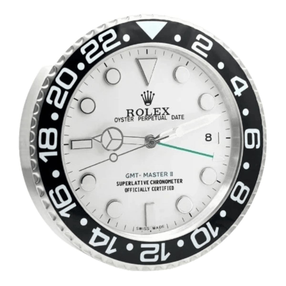 GMTマスターIIスタイル 高級壁掛け時計 - ブラック＆ホワイト - Primeclocks