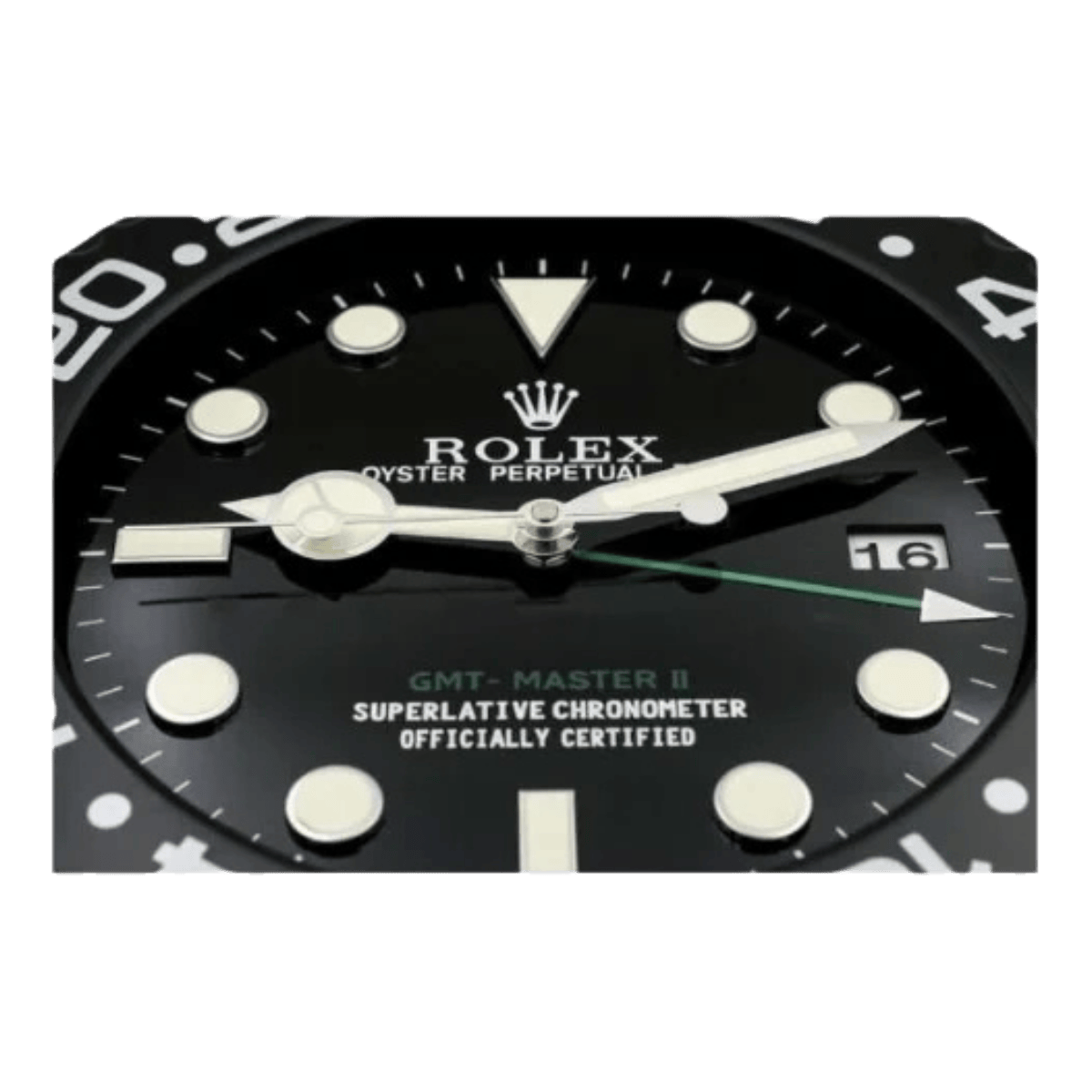 GMTマスターIIスタイル 高級壁掛け時計 - ブラック - Primeclocks