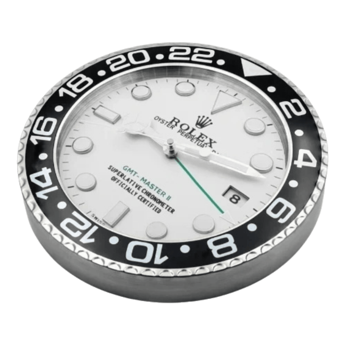 GMTマスターIIスタイル 高級壁掛け時計 - ブラック＆ホワイト - Primeclocks