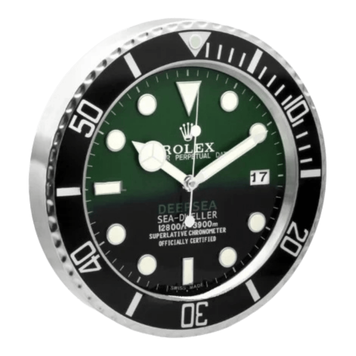 ディープシースタイル 高級壁掛け時計 - グリーン - Primeclocks