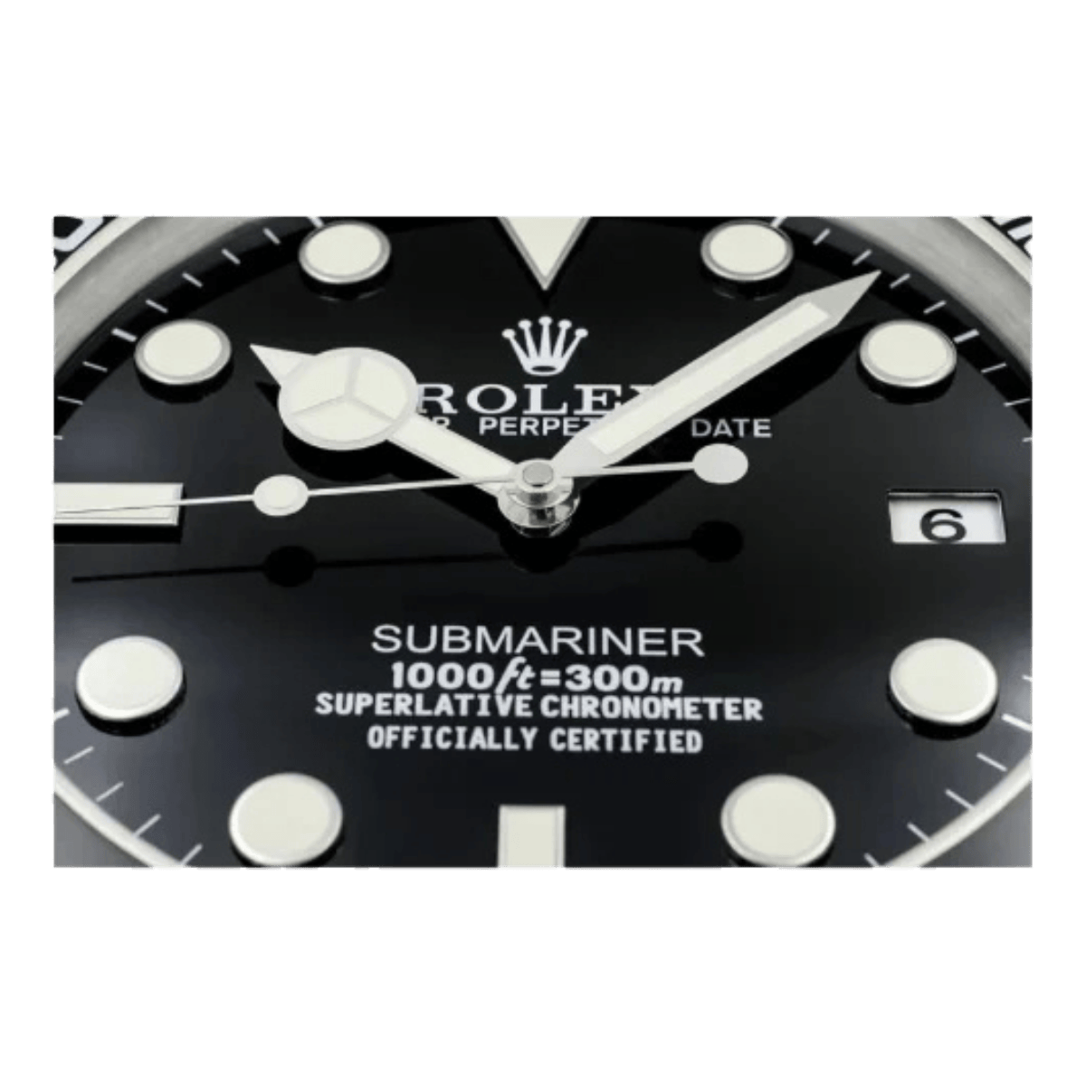 サブマリーナスタイル 高級壁掛け時計 - ブラック - Primeclocks