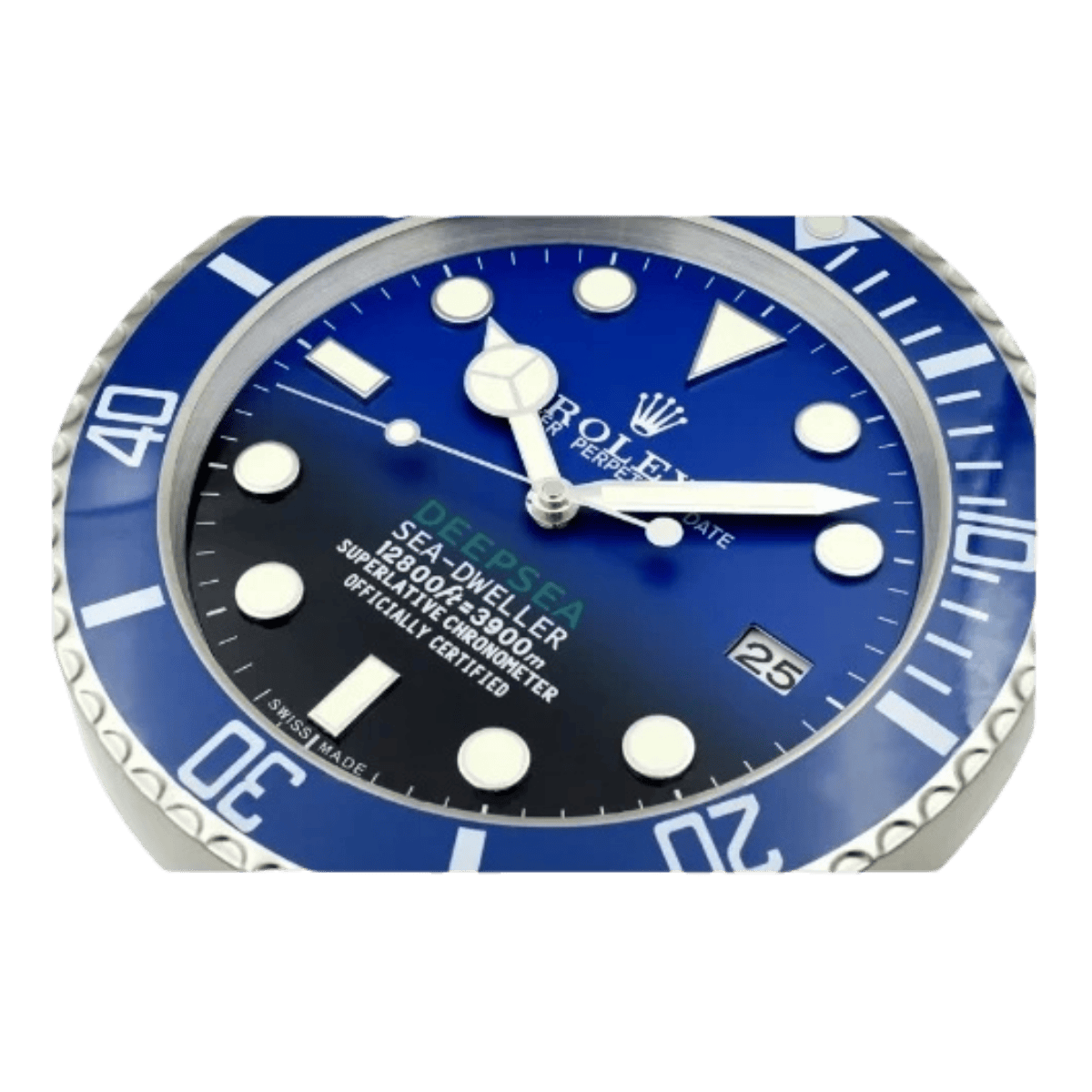 ディープシースタイル 高級壁掛け時計 - ブルー - Primeclocks