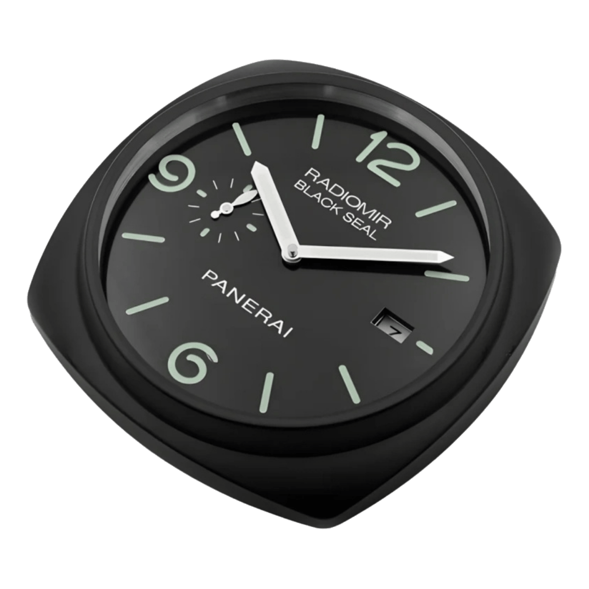 パネライ スタイル 高級壁掛け時計 - ブラック・ブラック＆グリーン - Primeclocks