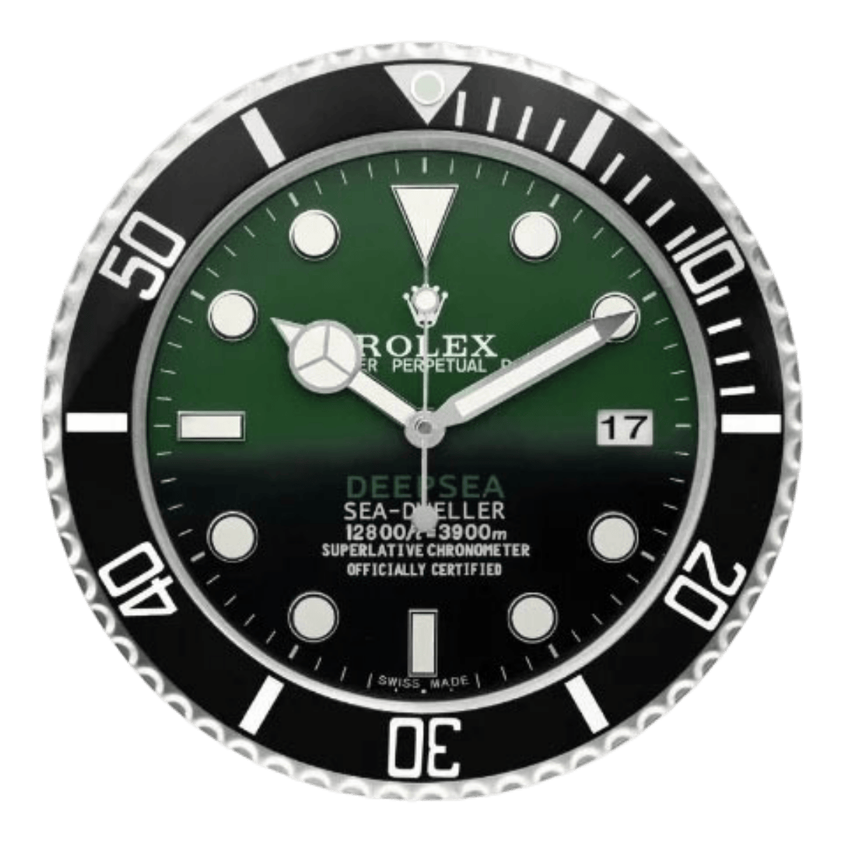 ディープシースタイル 高級壁掛け時計 - グリーン - Primeclocks