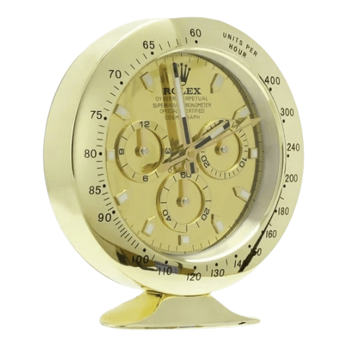 デイトナスタイル 高級デスククロック - ゴールド - Primeclocks