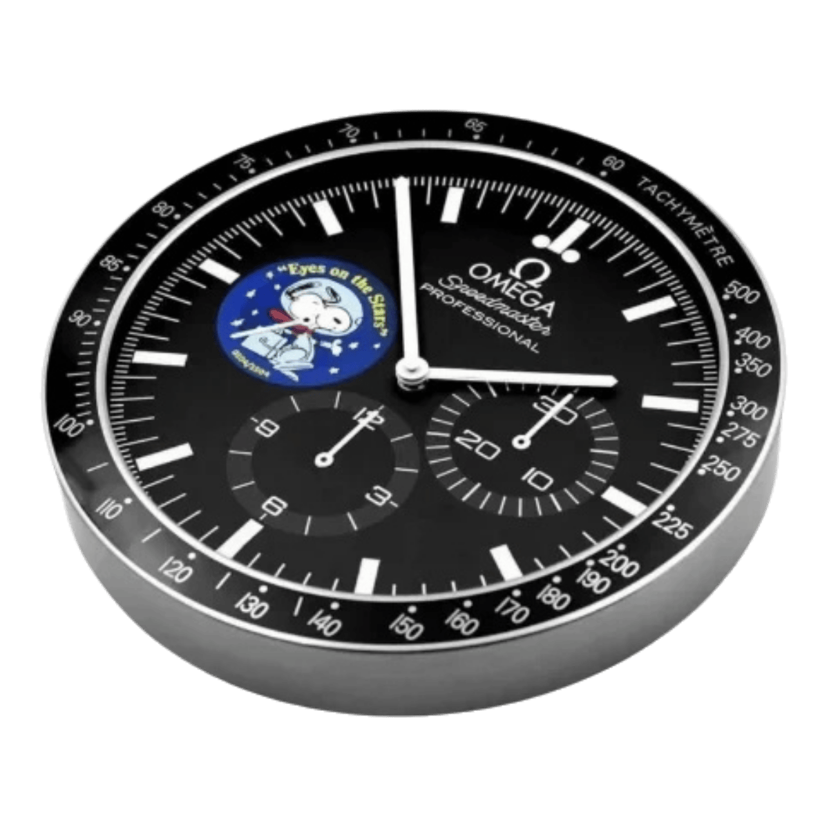 オメガ スピードマスター スタイル 高級壁掛け時計 - スヌーピー スタイル - Primeclocks