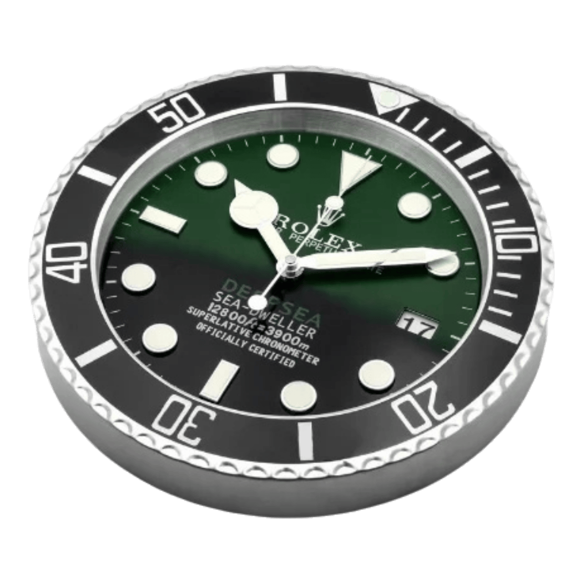 ディープシースタイル 高級壁掛け時計 - グリーン - Primeclocks