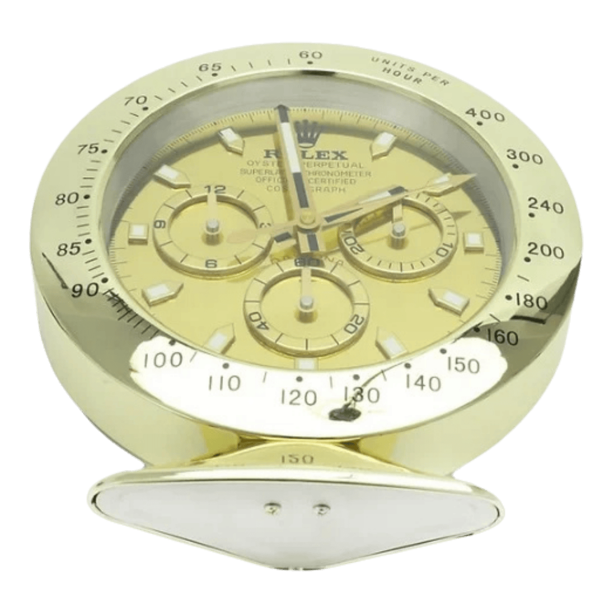 デイトナスタイル 高級デスククロック - ゴールド - Primeclocks