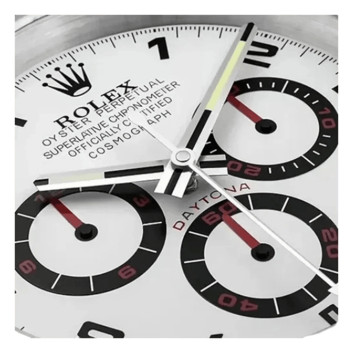 デイトナスタイル 高級壁掛け時計 - スリバー - Primeclocks