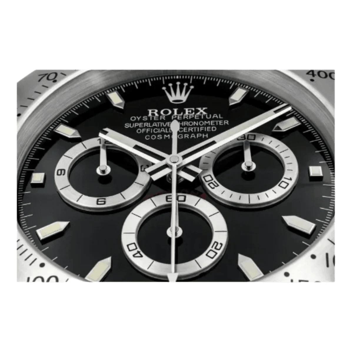 デイトナスタイル 高級壁掛け時計 - スリバー＆ブラック - Primeclocks