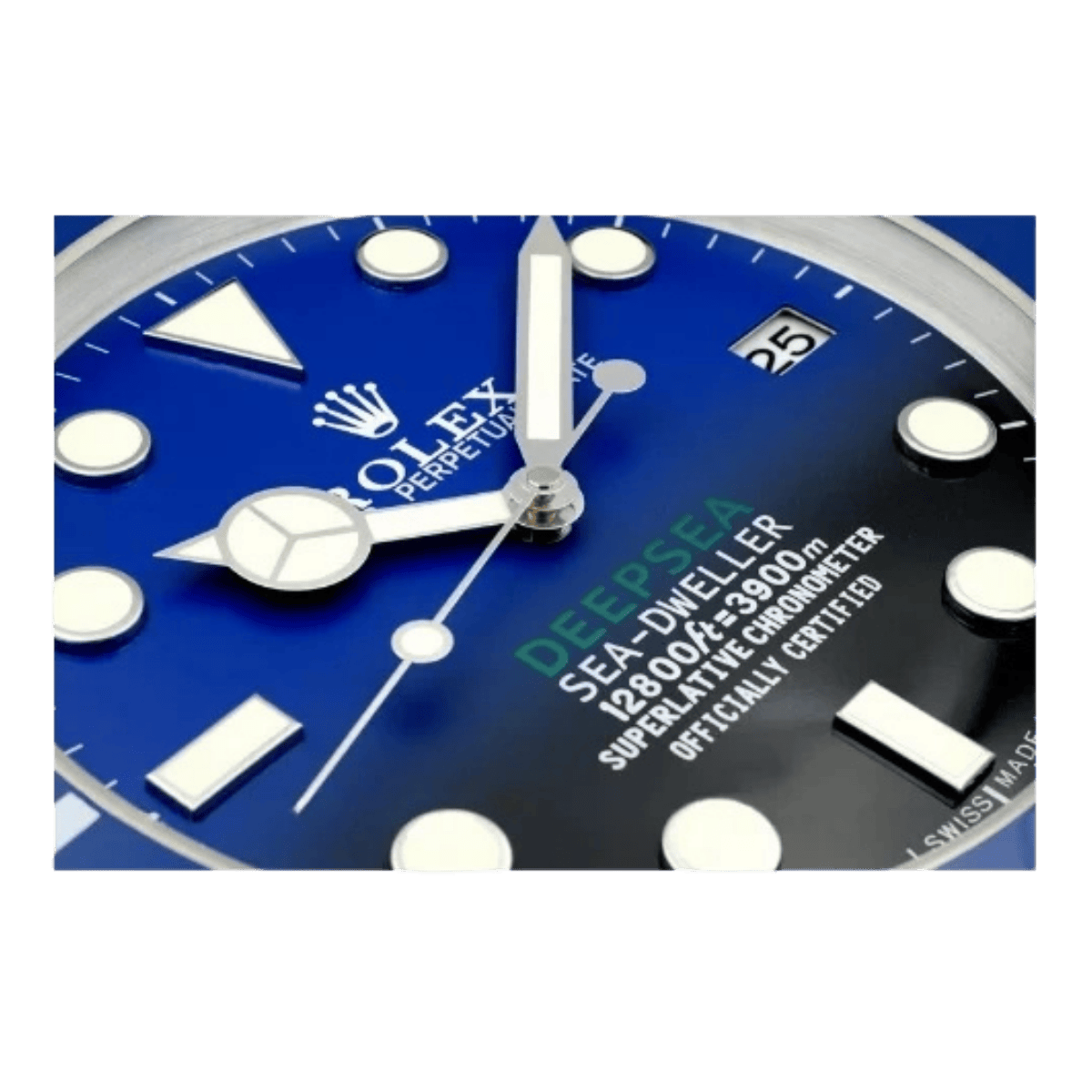 ディープシースタイル 高級壁掛け時計 - ブルー - Primeclocks