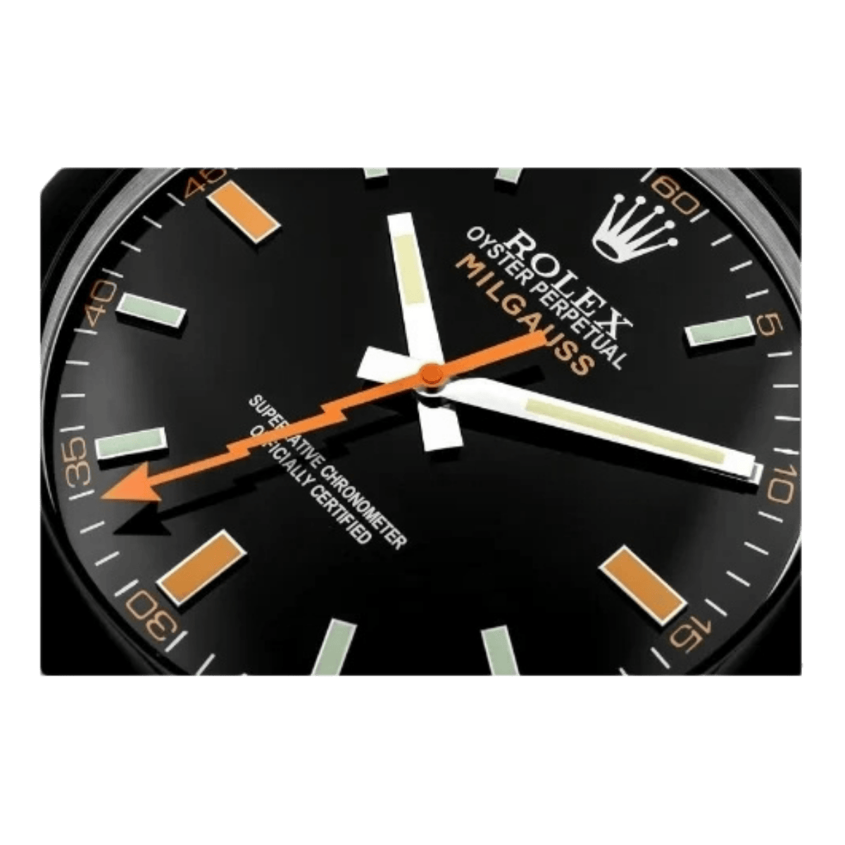 ミルガウス スタイル 高級壁掛け時計 - オールブラック - Primeclocks