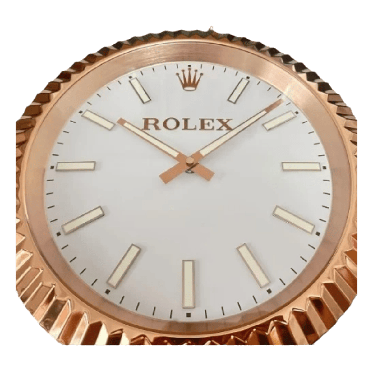 プレジデンシャルスタイル 高級壁掛け時計 - ローズゴールド色 - Primeclocks