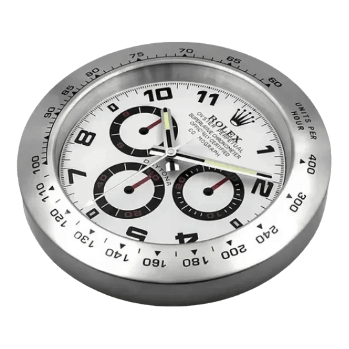 デイトナスタイル 高級壁掛け時計 - スリバー - Primeclocks