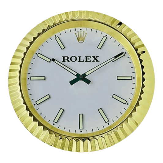 プレジデンシャルスタイル 高級壁掛け時計 - ゴールド＆グリーン - Primeclocks