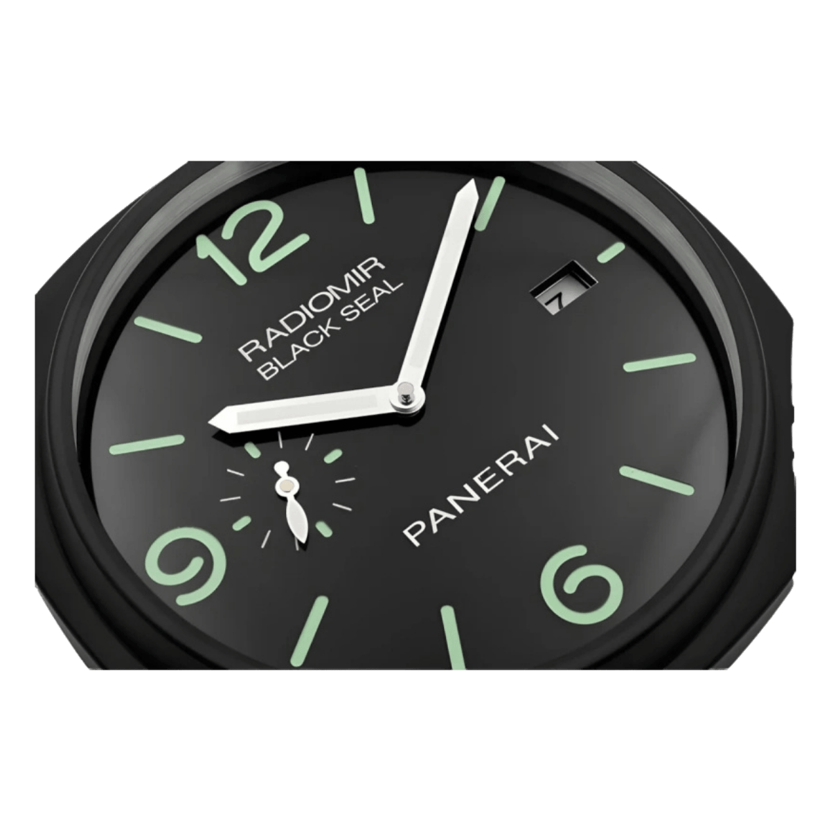 パネライ スタイル 高級壁掛け時計 - ブラック・ブラック＆グリーン - Primeclocks
