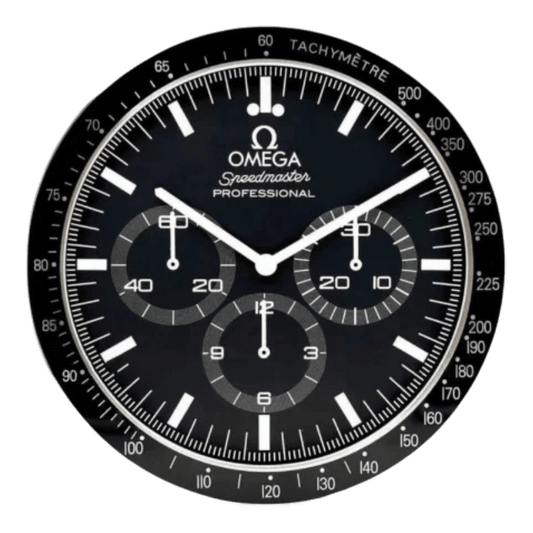 オメガ スピードマスター スタイル 高級壁掛け時計 - ムーンウォッチ スタイル - Primeclocks