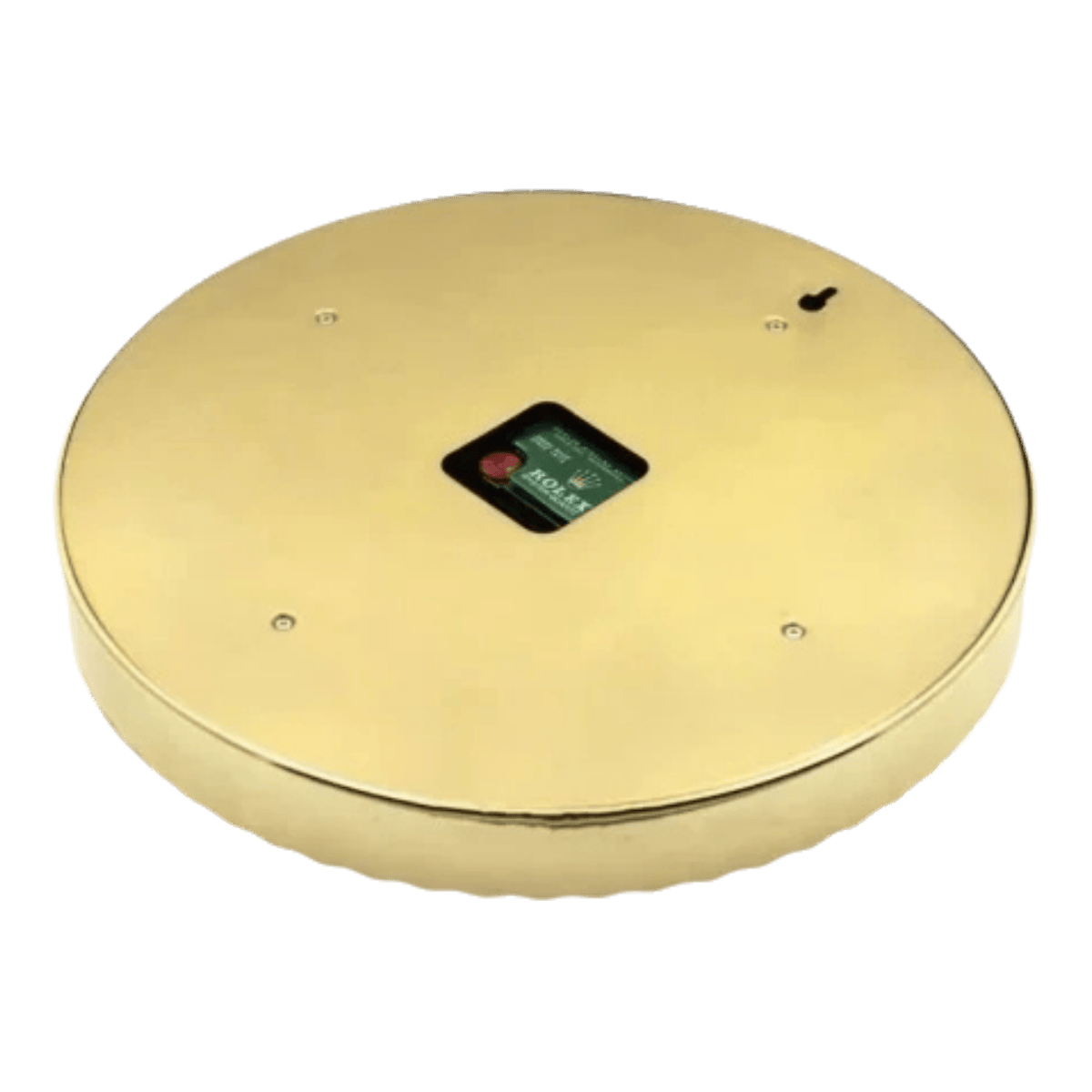 スカイドゥエラー スタイル 高級壁掛け時計 - ゴールド＆グリーン - Primeclocks