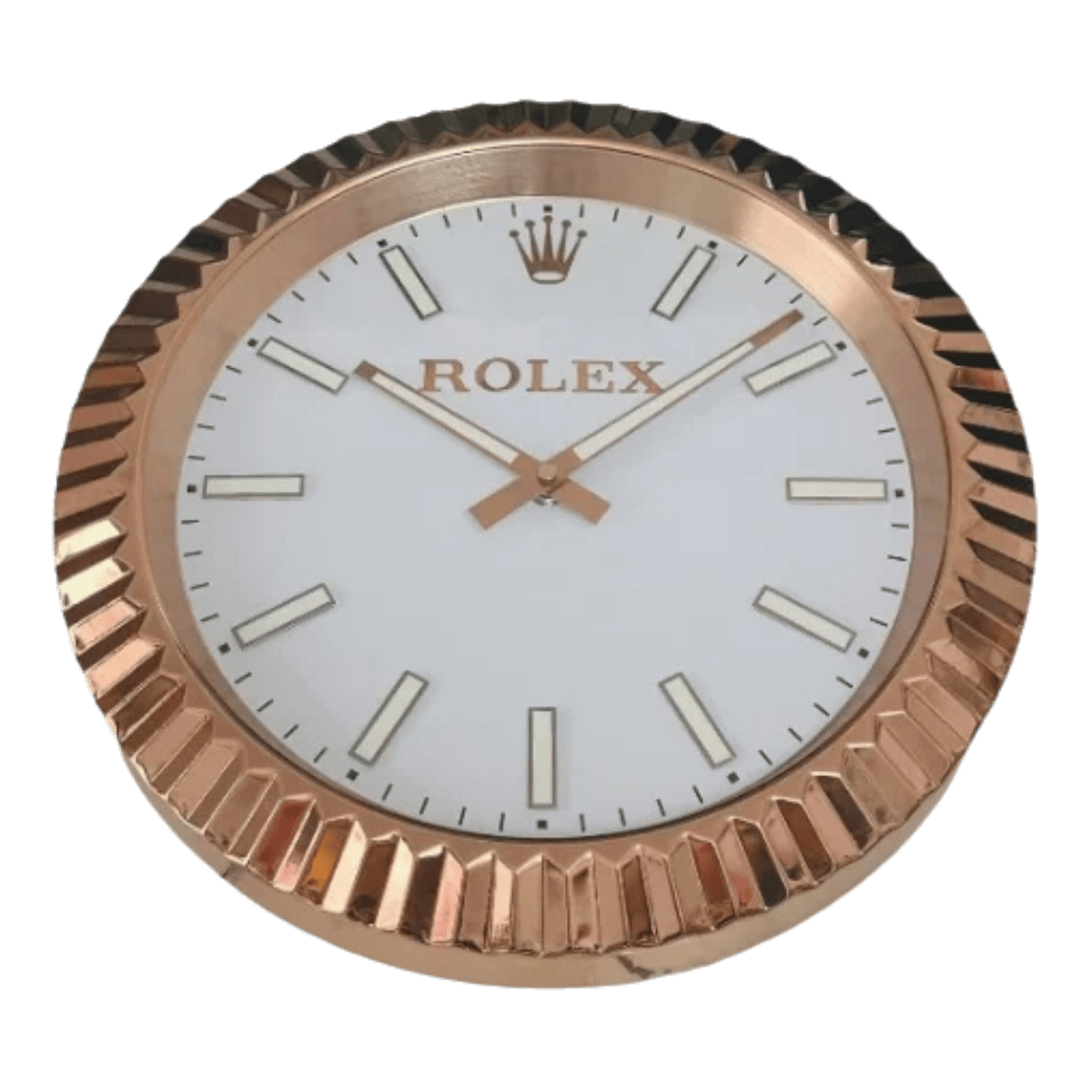 プレジデンシャルスタイル 高級壁掛け時計 - ローズゴールド色 - Primeclocks