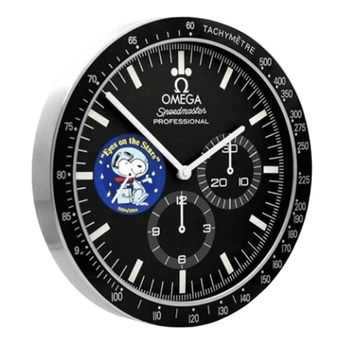オメガ スピードマスター スタイル 高級壁掛け時計 - スヌーピー スタイル - Primeclocks