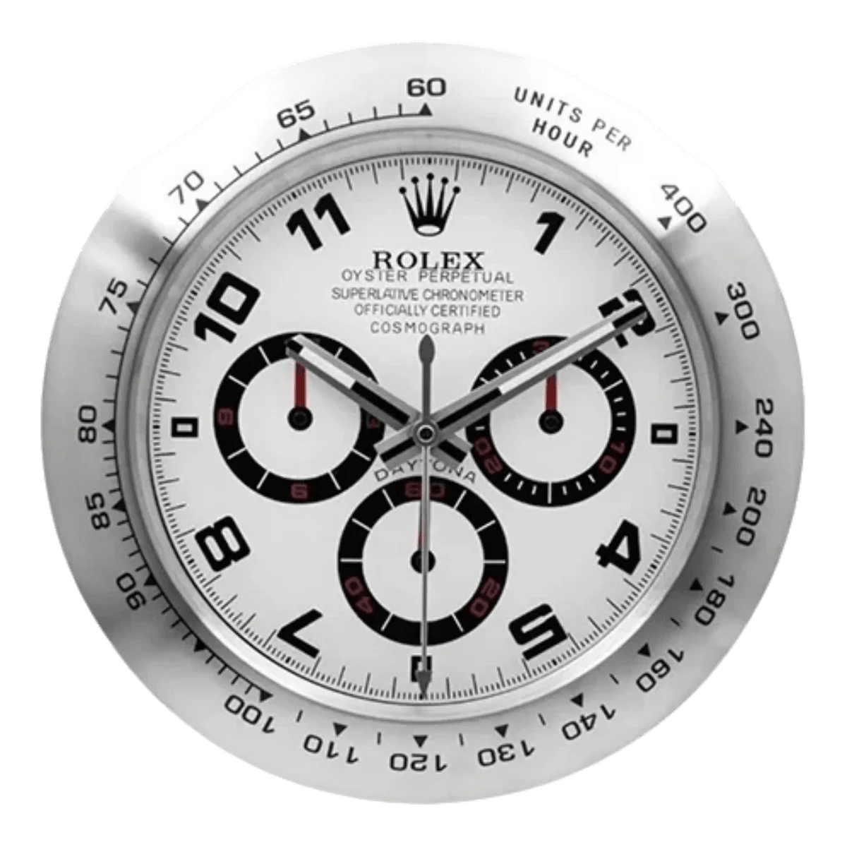 デイトナスタイル 高級壁掛け時計 - スリバー - Primeclocks