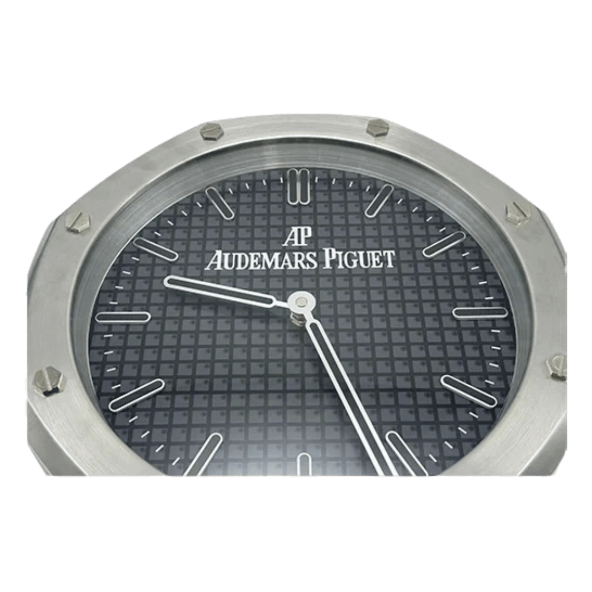 オーデマ・ピゲ スタイル 高級壁掛け時計 - シルバー＆ブラックカラー - Primeclocks