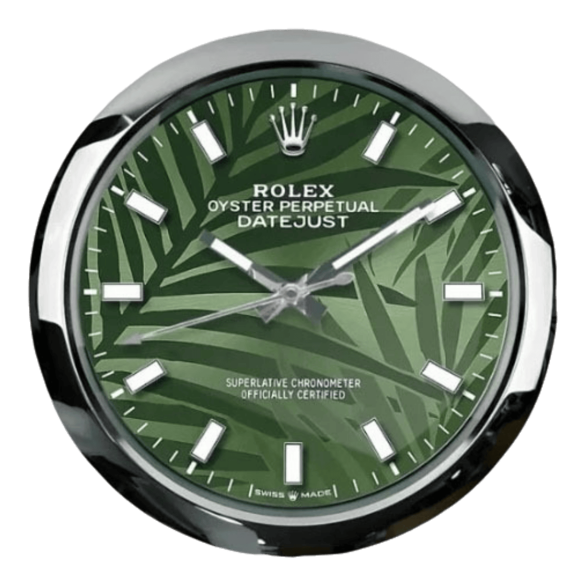 オイスター・パーペチュアル スタイル 高級壁掛け時計 - パームスタイル - Primeclocks